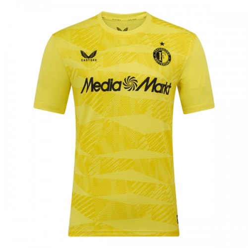 Fotballtrøye Feyenoord Rotterdam Rotterdam Keeper 2025-26 Kortermet Gul Fotballtrøye Feyenoord Rotterdam Rotterdam Keeper 2025-26 Kortermet Gul